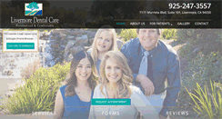 Desktop Screenshot of livermoredentalcare.com