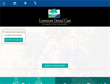 Tablet Screenshot of livermoredentalcare.com
